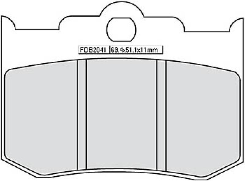 Bremsbelag FDB 2041 Platinum