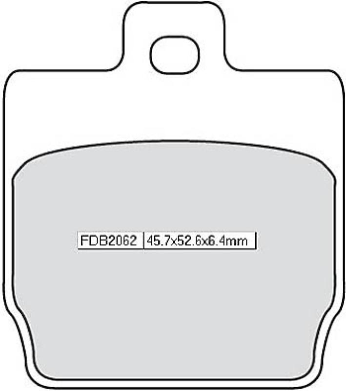 Bremsbelag FDB 2062 EF