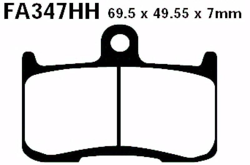 Bremsbelag - Satz (Sintermetall) Goldstuff (EBC), FA347HH