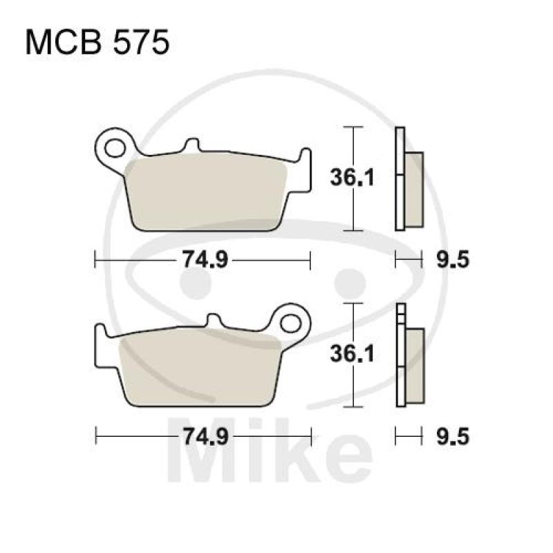 Bremsklötze, Standard, EC, TRW