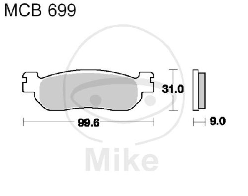 Bremsklötze, Standard, TRW, altern. 7321680