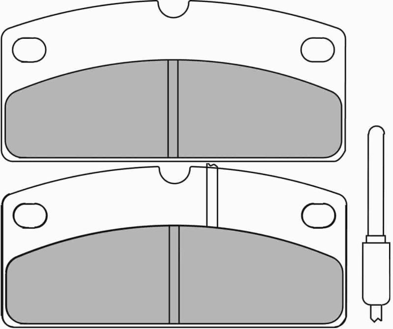 Disc brake pad FDB 2153 P