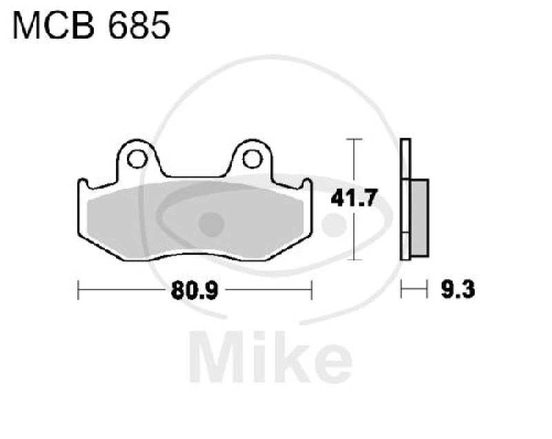 Bremsklötze, Standard, TRW, altern. 7320037