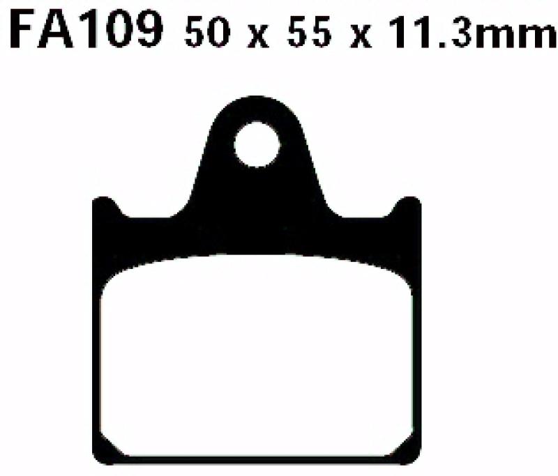 Bremsbelag - Satz Blackstuff (organisch) (EBC), FA109