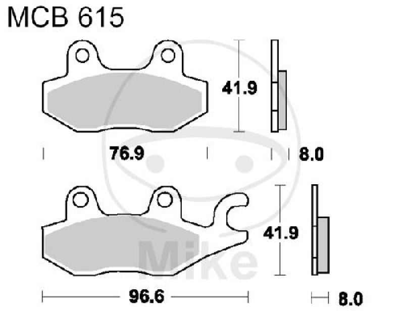 Bremsklötze, Standard, TRW, altern. 7376593