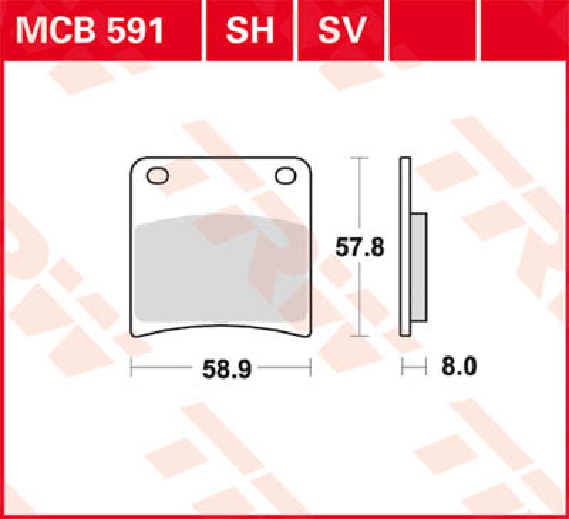 Sinterbelag MCB591SV