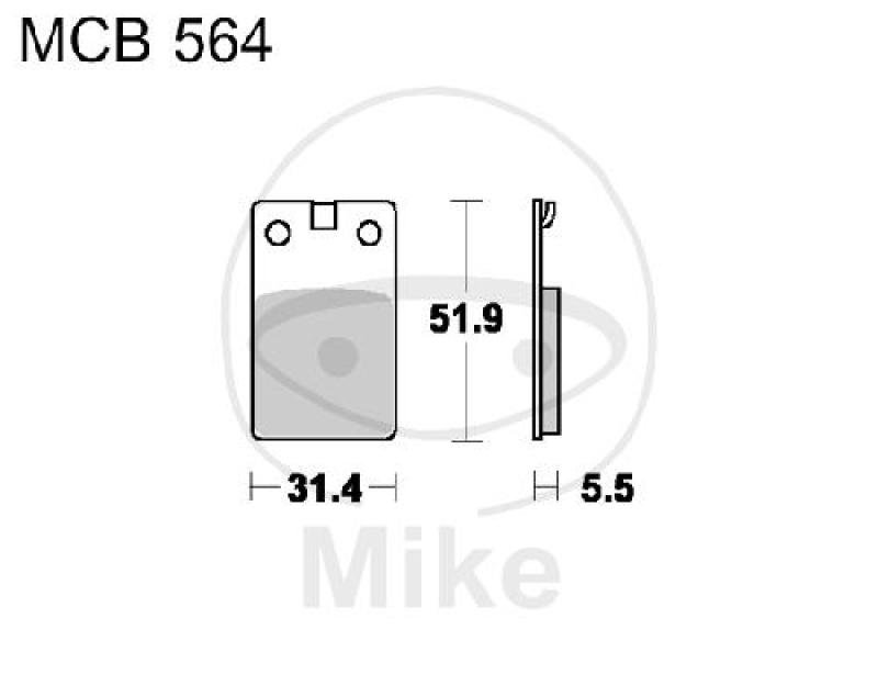 Bremsklötze, Standard, TRW, altern. 7370620