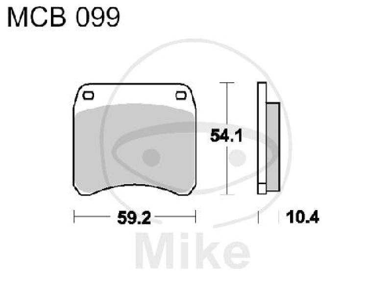 Bremsklötze, Standard, TRW, altern. 7328388