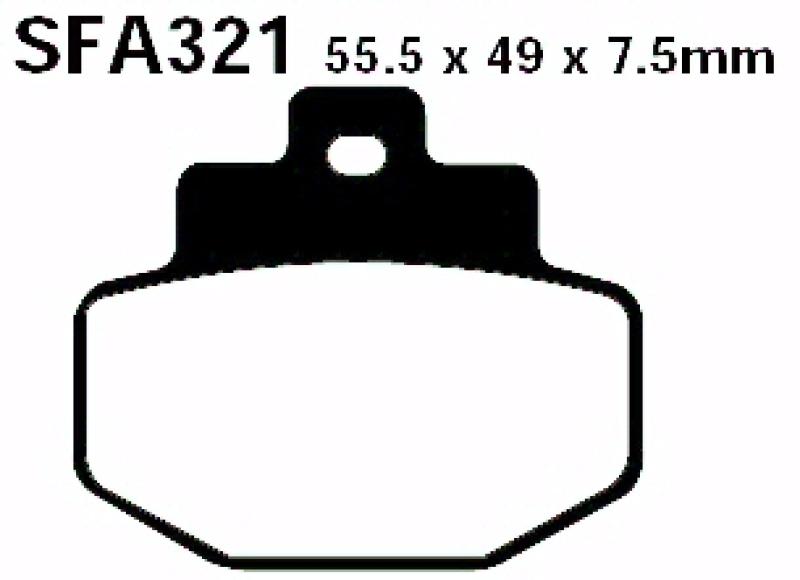 Bremsbelag - Satz Scooter (organisch) (EBC), SFA321