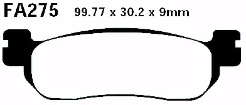 Bremsbelag - Satz Scooter (organisch) (EBC), SFA275