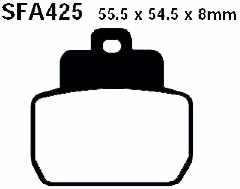 Bremsbelag - Satz Scooter (organisch) (EBC), SFA425