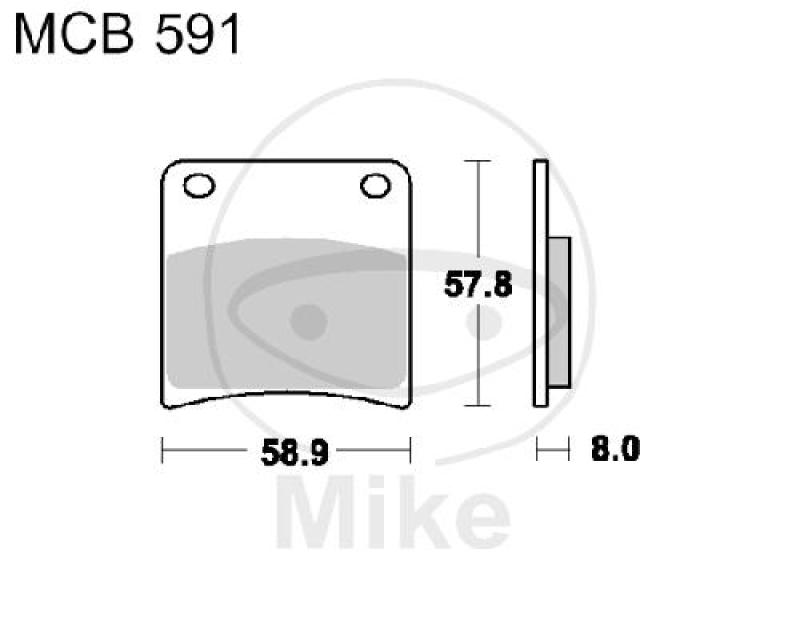 Bremsklötze, Standard, TRW, altern. 7372410