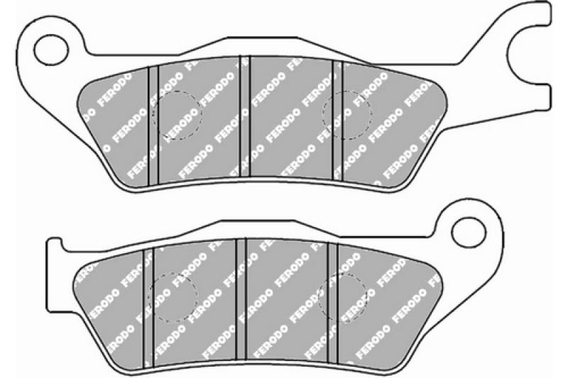 Disc brake pad FDB 2287 EF