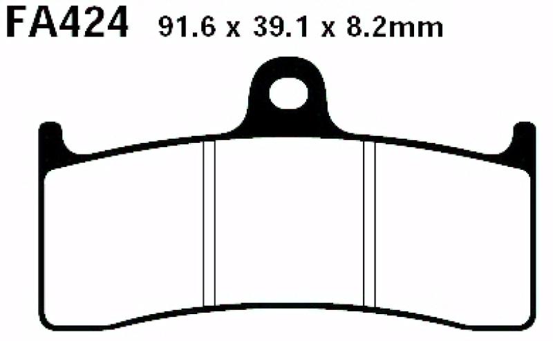 Bremsbelag - Satz Extreme Pro High End (EBC), EPFA424HH