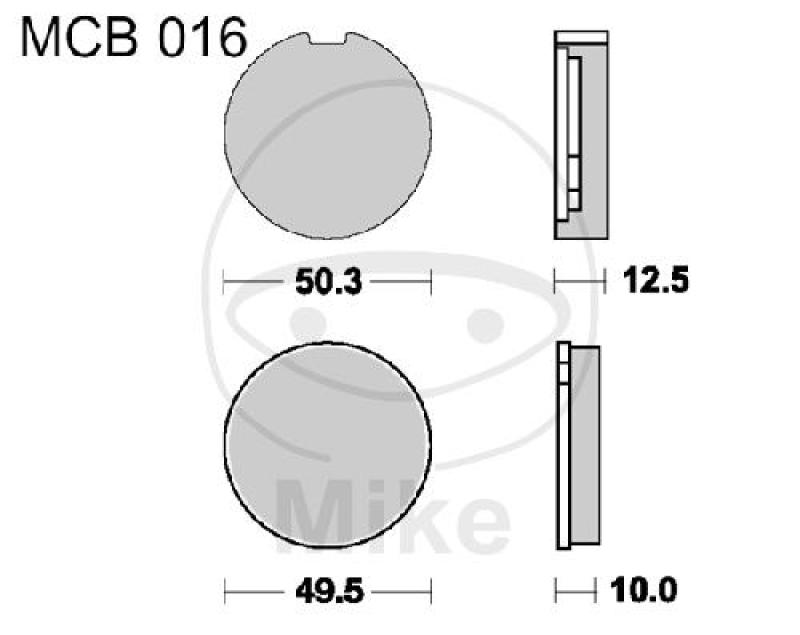 Bremsklötze, Standard, TRW, altern. 7326267