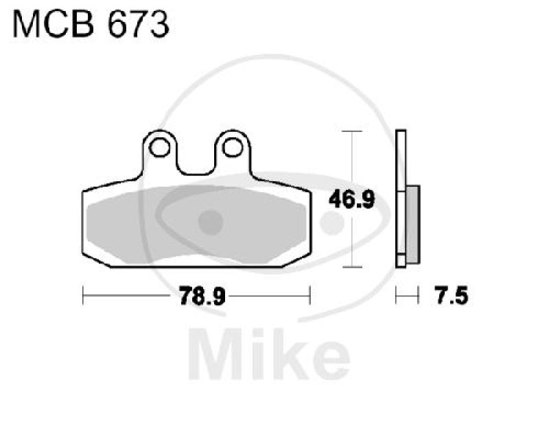 Bremsklötze, Standard, TRW, altern. 7320575