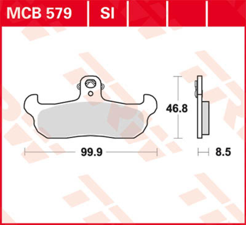 Bremsbelag MCB579