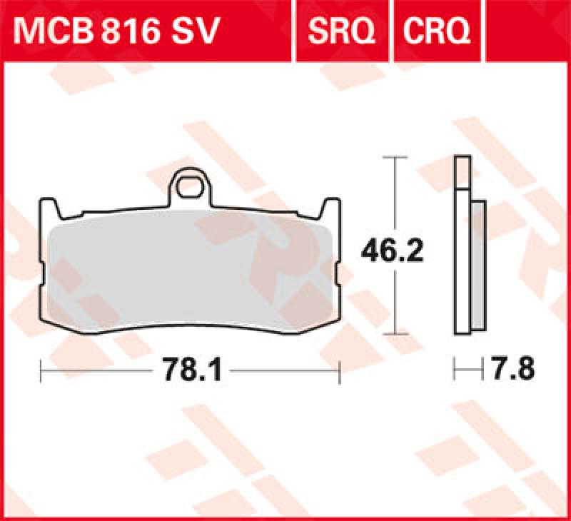 Racingbelag MCB816SRQ