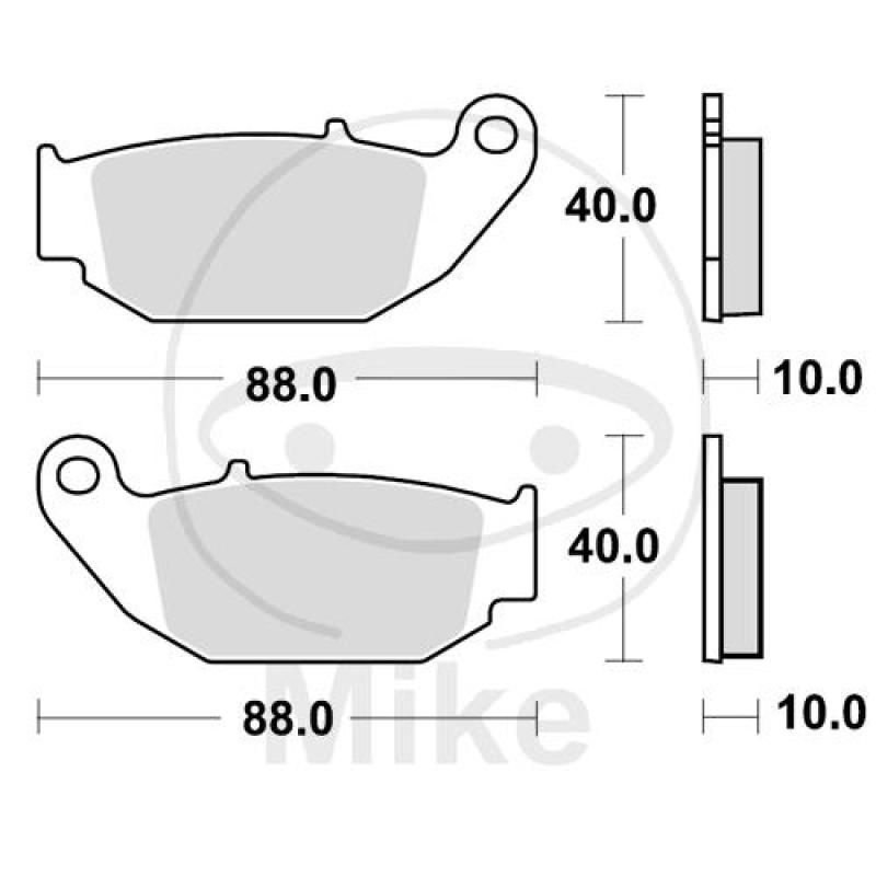 Bremsklötze, Standard, TRW, altern. 7326414