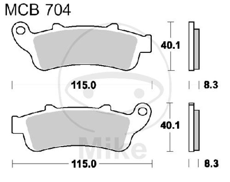 Bremsklötze, Standard, TRW