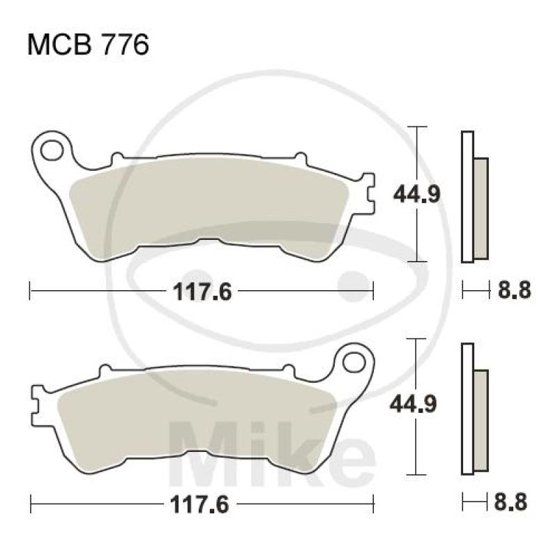 Bremsklötze, Standard, TRW, altern. 7321003