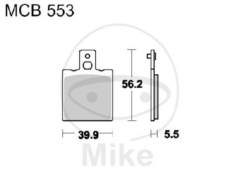 Bremsklötze, Standard, TRW, altern. 7370554