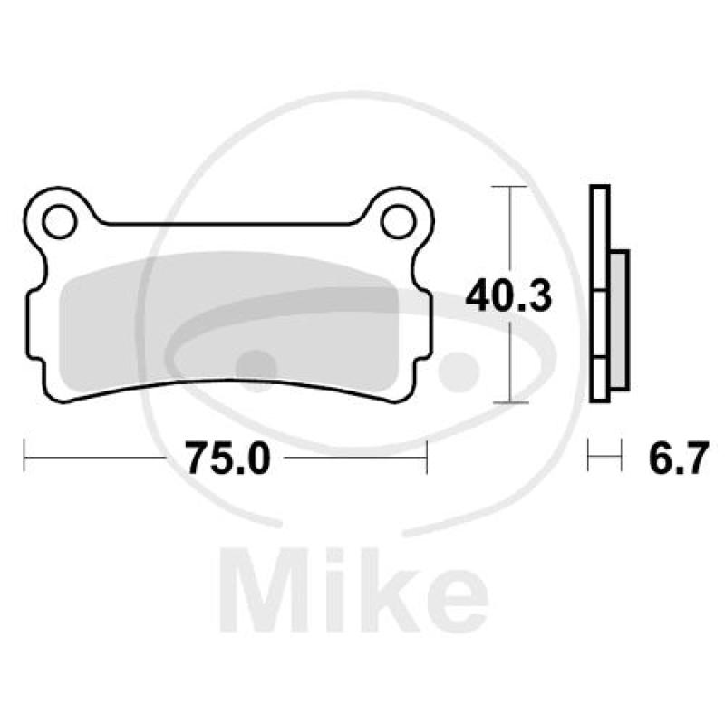 Bremsklötze, Standard, TRW, altern. 7370048