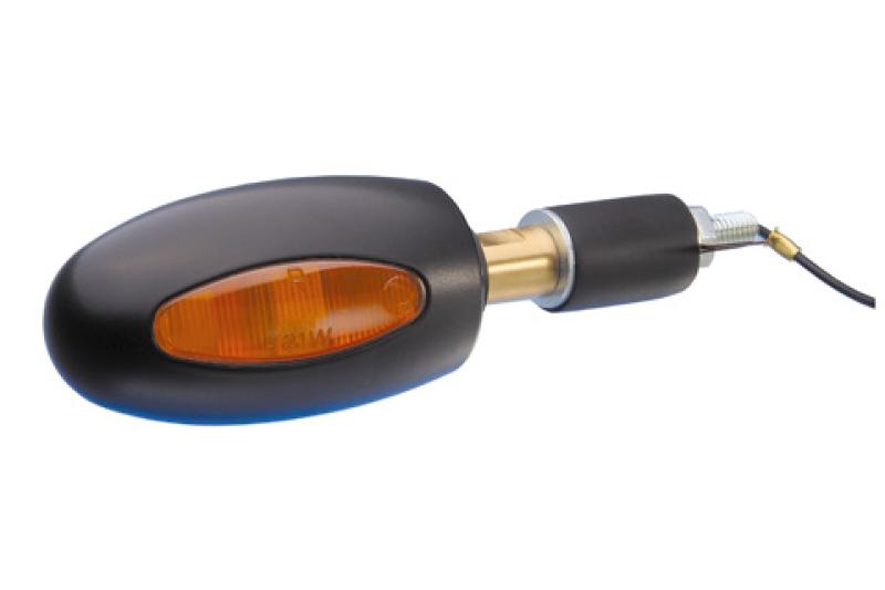 Lenkerendenblinker BL 1000 Aluminium schwarz