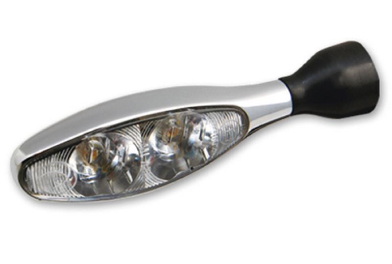 Blinker Micro 1000 Extreme LED, chrom, flexible Befestigung