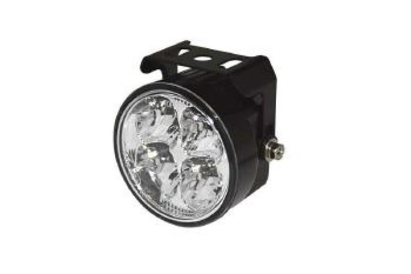 LED-DRL w. 4 LEDs, round, E-mark