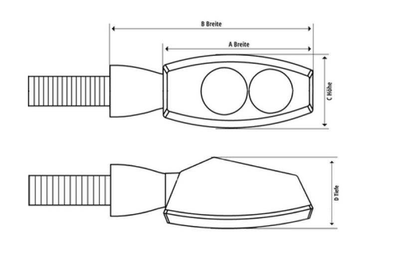 LED Rück-, Bremslicht, Blinker Einheit BLAZE