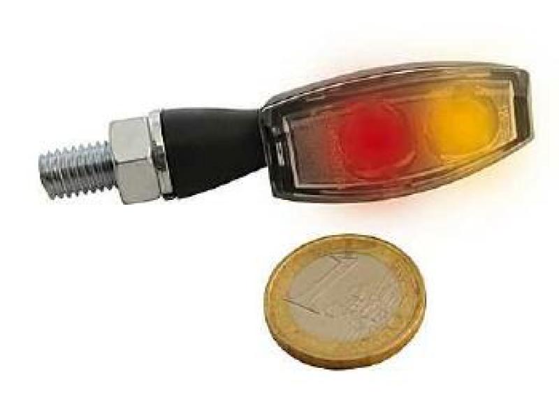 LED Rück-, Bremslicht, Blinker Einheit BLAZE, schwarz, klar