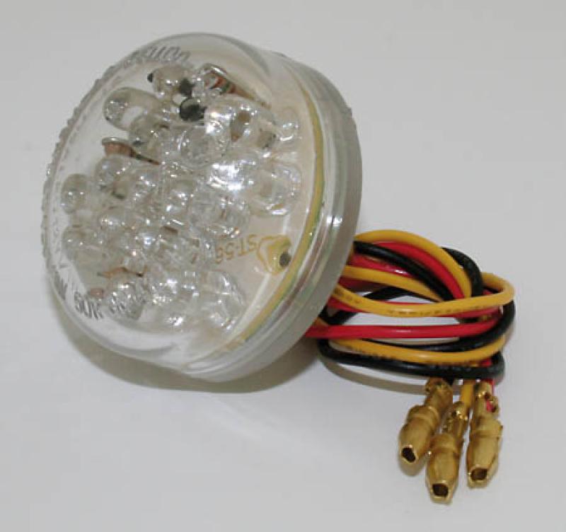 LED-Rücklicht, DISC, Klarglas, E-gepr.