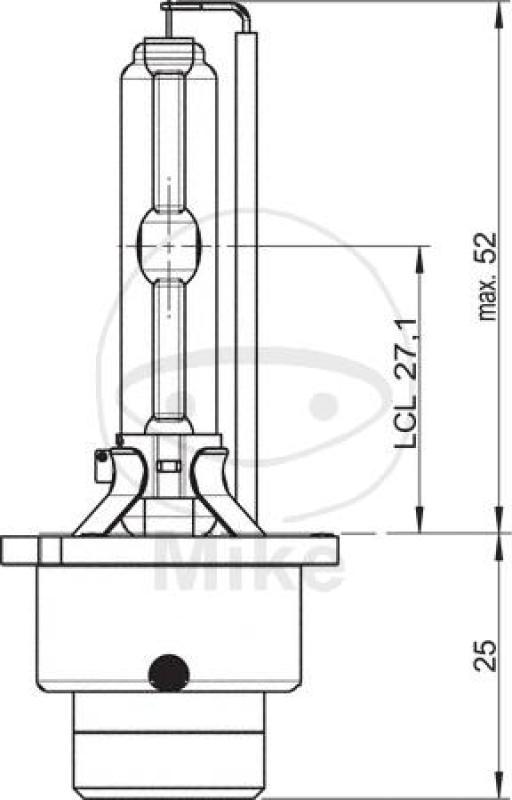 Glühlampe, 35 Watt D2S P32