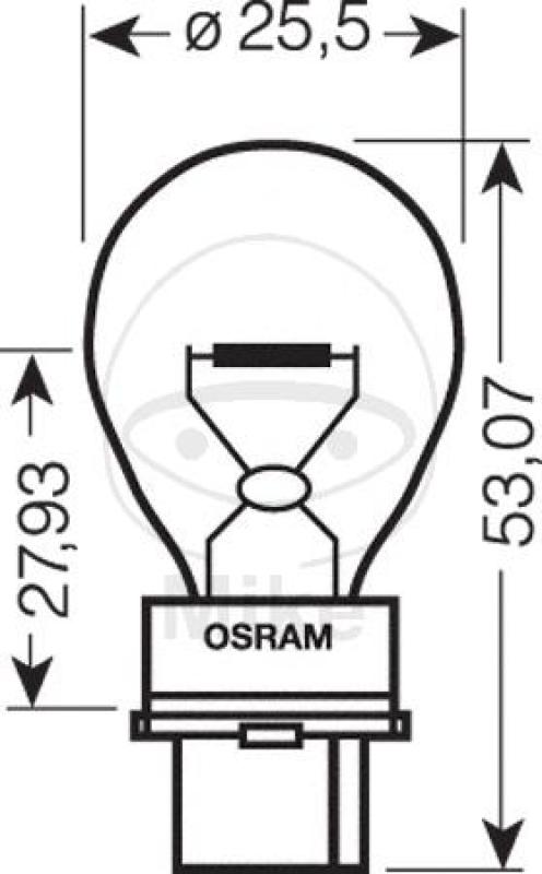 Glühlampe, 12V27W W2.5X16D