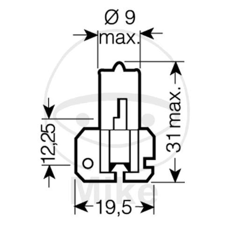 Glühlampe, H2 12V55W