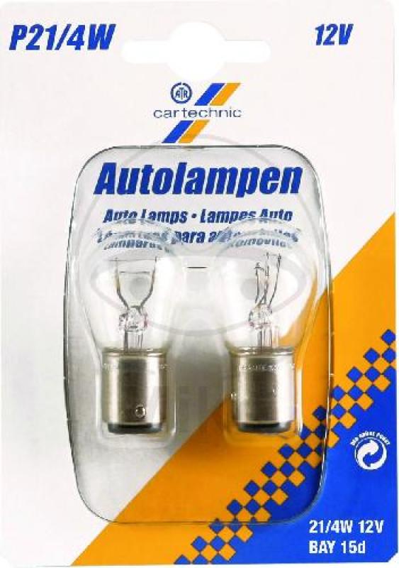 Glühlampe, 12V21/4W BAZ15D, 2er Blister