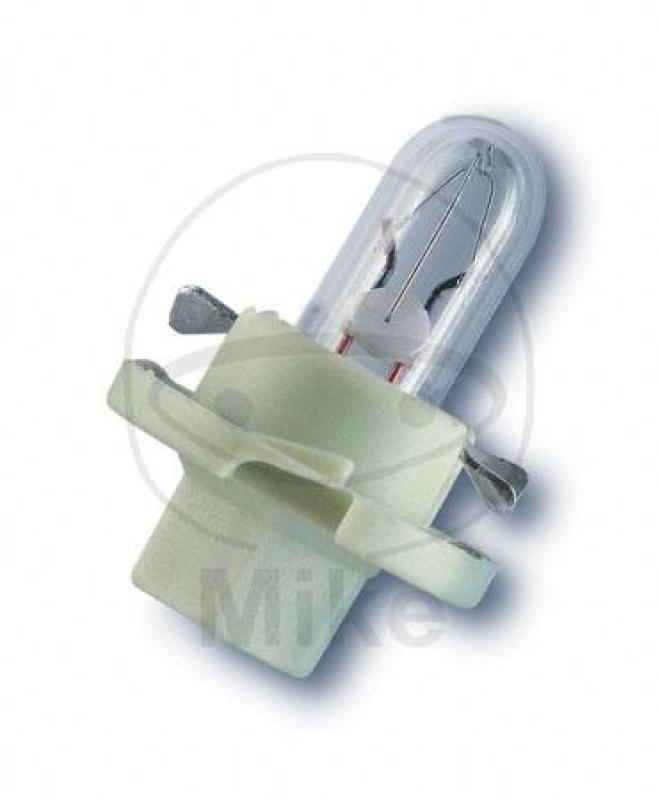 Glühlampe, 12V1.5W BX8.4D, Sockel beige