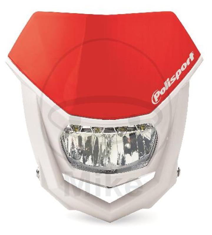 Scheinwerfermaske, rot 04, LED, Halo