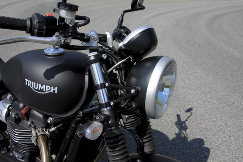 Lampenhalter Street Twin mit Blinkeraufnahme