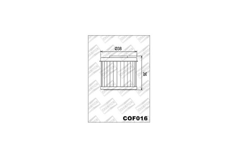 Ölfilter, Champion, COF016, für Honda/Husqvarna