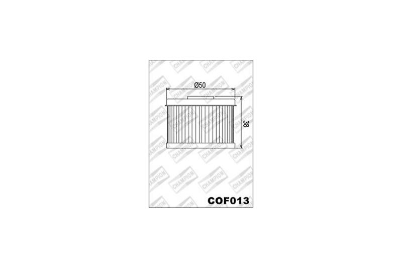 Ölfilter, Champion, COF013, für Honda/Kawasaki/Polaris/Suzuki/Gas Gas