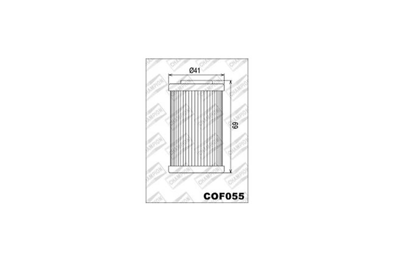 Ölfilter, Champion, COFO55, für Husaberg/KTM