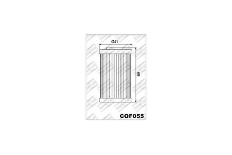 Ölfilter, Champion, COFO55, für Husaberg/KTM