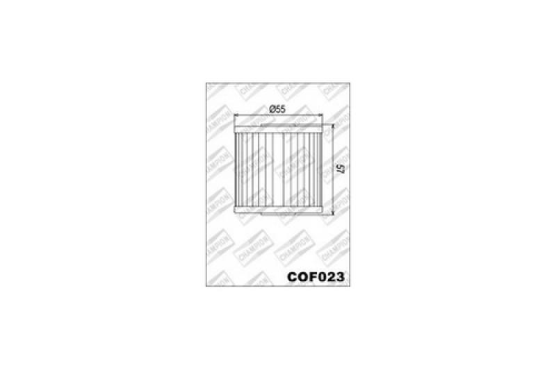 Ölfilter, Champion, COF023,  für Kawasaki