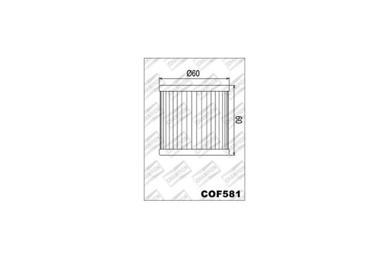 Ölfilter, Champion, COF581, für Husqvarna