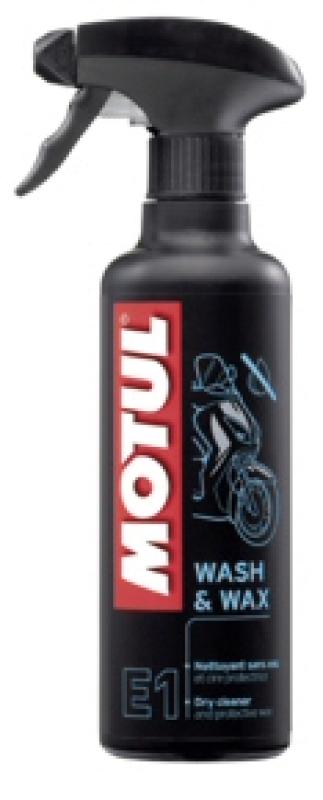 Motul Trockenreiniger: E1 Wash & Wax , Verpackung: 400 ml