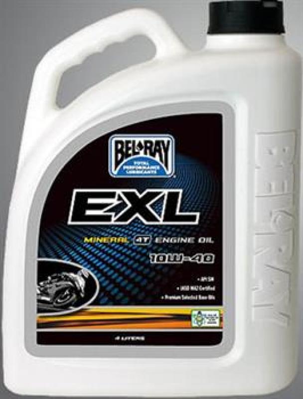 BelRay, 10W-40 EXL Mineral 4T Engine Oil - 4 Ltr.