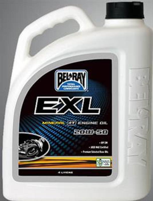 BelRay, 20W-50 EXL Mineral 4T Engine Oil - 4 Ltr.