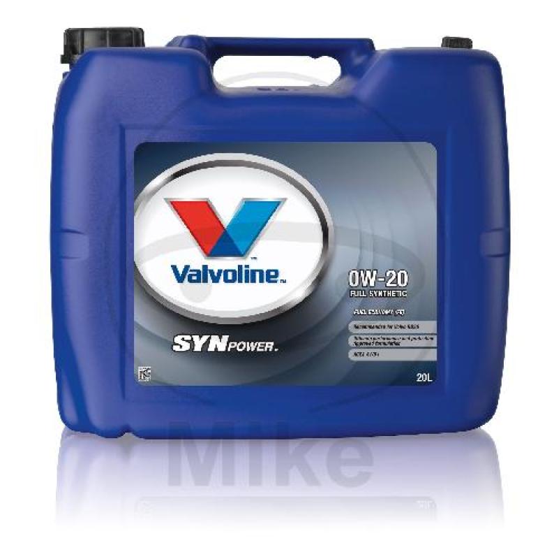 Motoröl, 0W20 FE, 20 Ltr., Valvoline Synpower mit integrierter ABLASSH